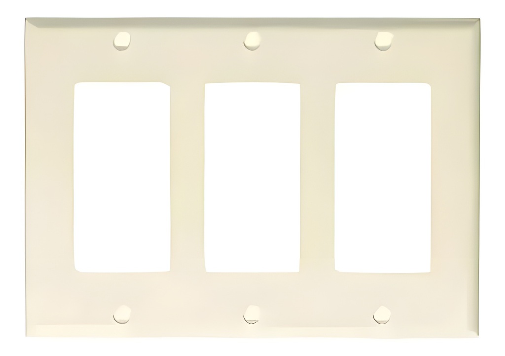 Módulo De Alarma Tapa Para 3 Módulos Cableado