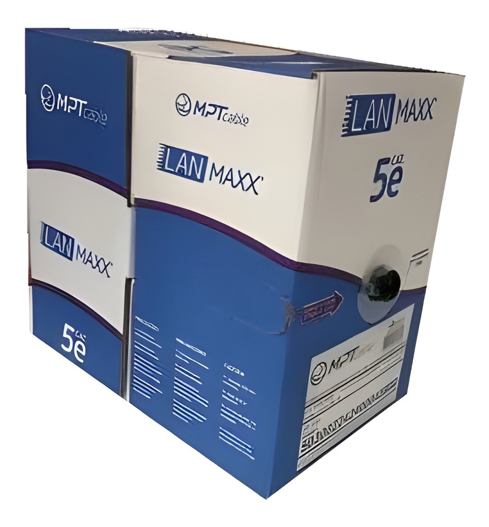 Cable Utp Cat5e Exterior 305m Bobina Cobre Blanco