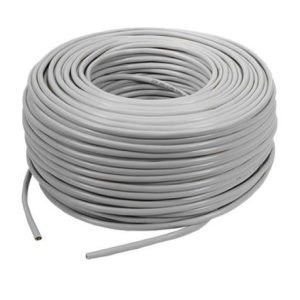 Cable Utp Cat5e Interior 100m Bobina Cobre Blanco