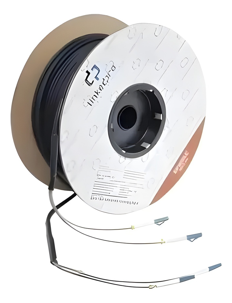 Patch Cord Fibra Óptica Exterior Monomodo Lc-Lc Duplex 100m Reforzada Con Kevlar