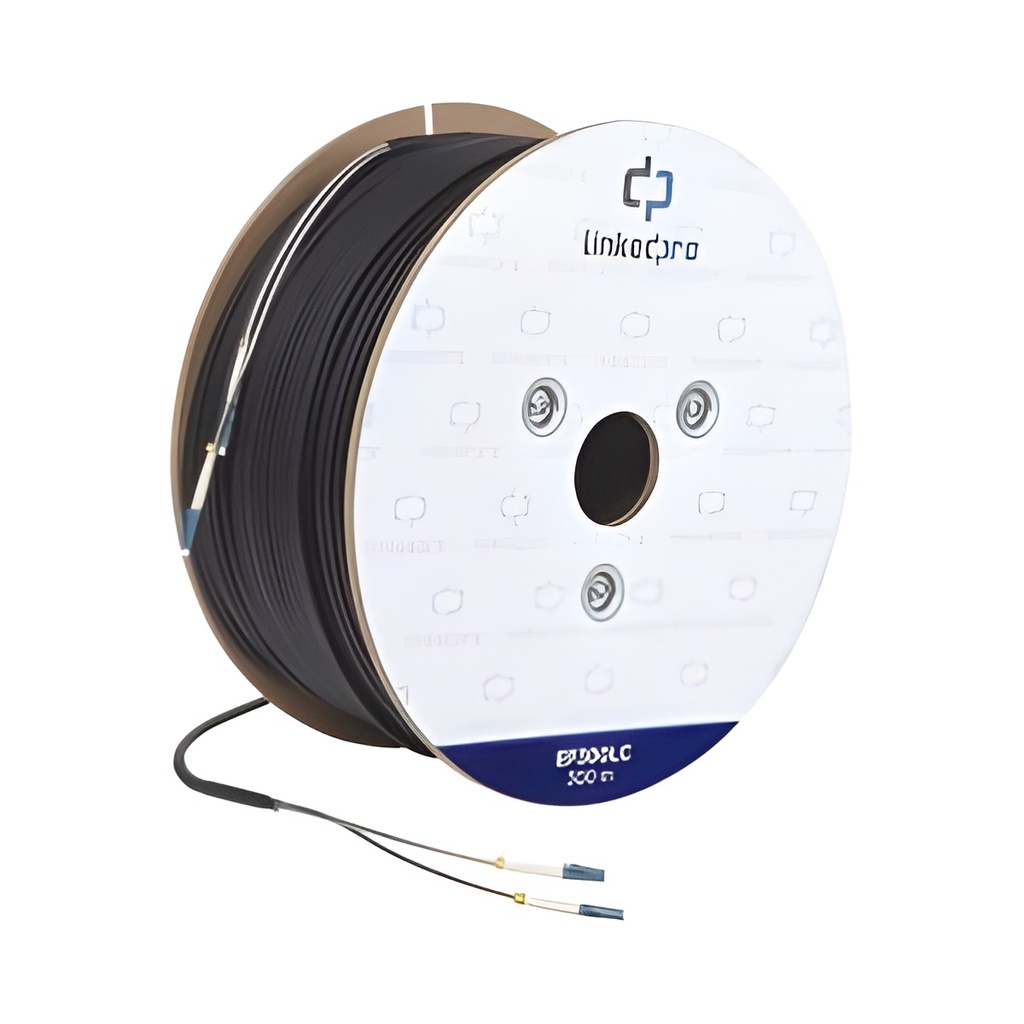 Patch Cord Fibra Óptica Interior Monomodo Lc-Lc Duplex 300m Reforzada Con Kevlar