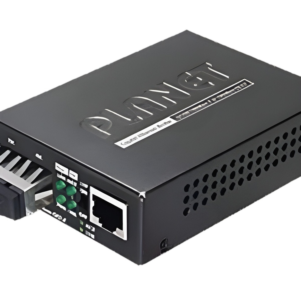 Convertidor De Fibra Óptica Mono-Modo Utp/Fibra