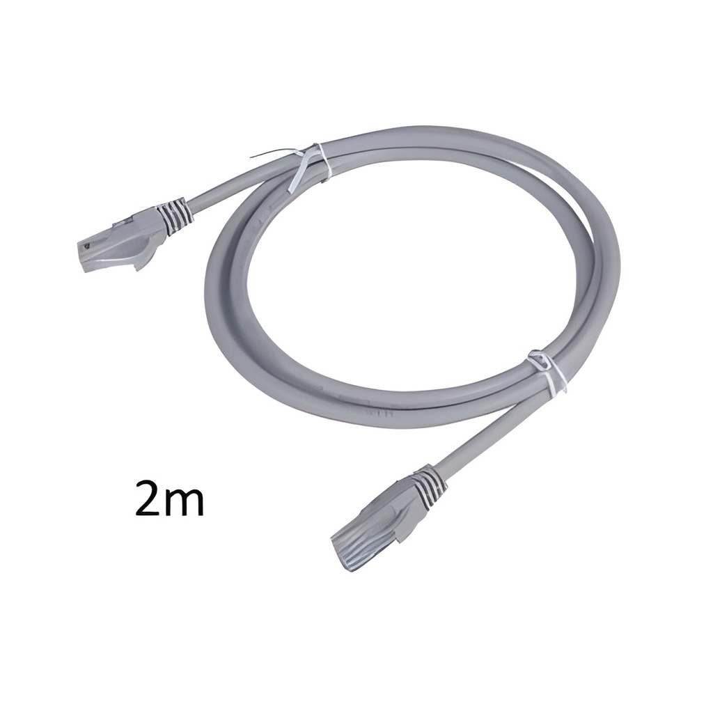 Cable Utp Cat6 Interior 2m Caja Cobre Gris