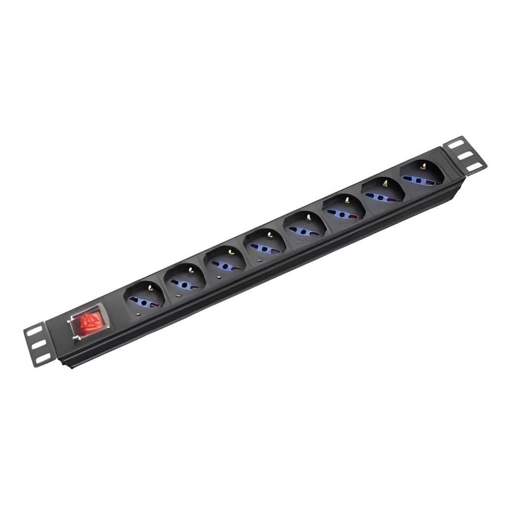 Pdu 8 Tomas Conector Italiano Formato 19″