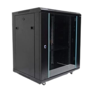 Rack De Pared 12 U 600mm Con Puerta De Vidrio