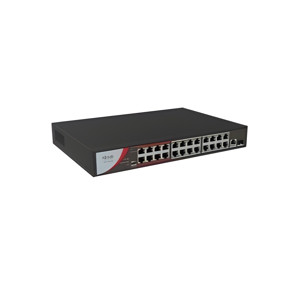 Switch No Administrable 24 Puertos Gigabit PoE+ 2 Uplinks Gigabit