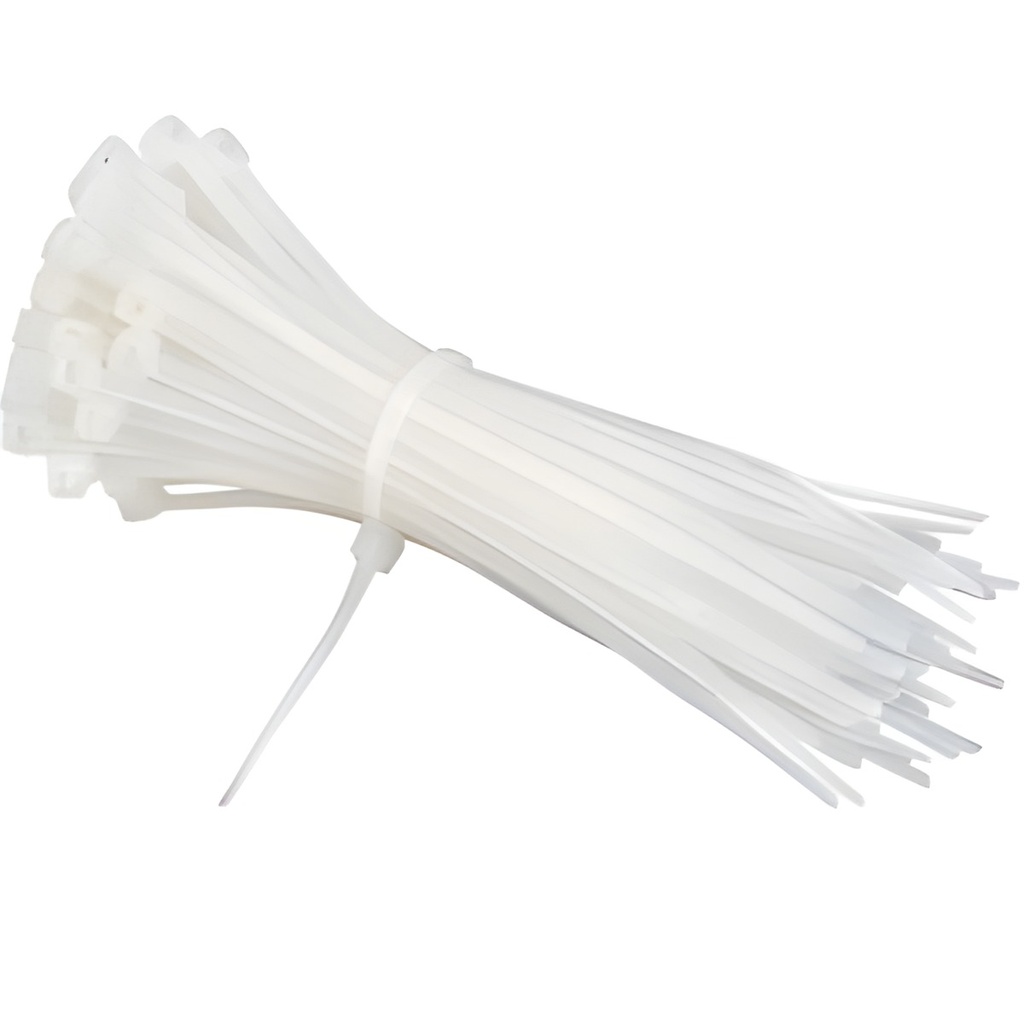 Precinto Con Abrazadera 100x2.7mm Blanco