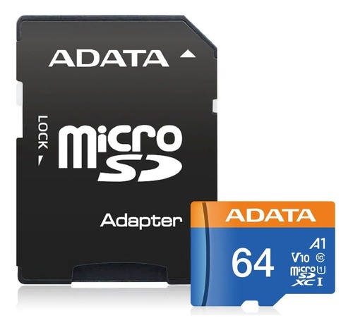 Tarjeta microSD 64GB Clase 10 Uhs-I A1