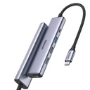 Hub USB-C 5 Puertos Con Velocidad 3.0 Funciones HDMI 4K