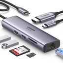 Hub USB-C 7 En 1 Ugreen Con Ethernet Gigabit, HDMI 4K Y Puerto De Carga Pd