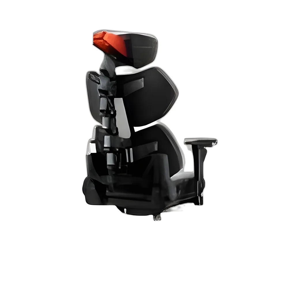 Silla Gamer Negro/Naranja Polipiel Reposabrazos 3D Reclinable 135kg