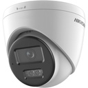 Cámara Torreta IP Mini Domo 4MP Exterior 2.8mm Híbrida 30m Audio Bidireccional AcuSense