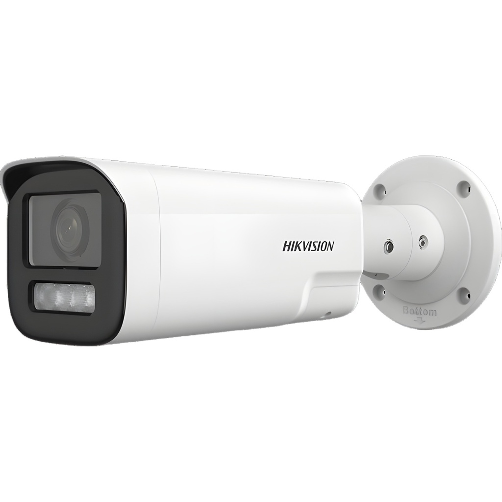 Cámara IP Bullet 4MP Exterior 2.8-12mm Luz Híbrida 50m Audio