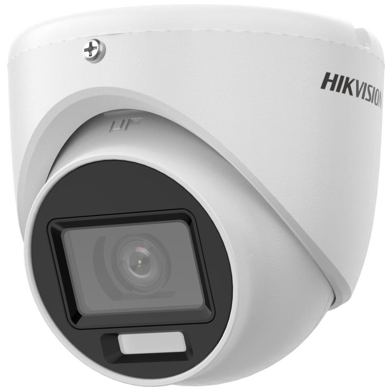 Cámara HD Analógica Torreta Exterior 4MP 2.8mm Infrarroja 30m 0.01lux Con Audio