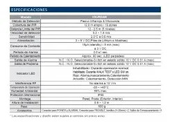 Detector Exterior Doble Tecnología PIR Y Microondas Anti-Enmascaramiento