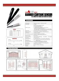 Sensor Cortina 8m 8 Haces