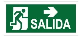 Cartel Indicador De Salida Izquierda