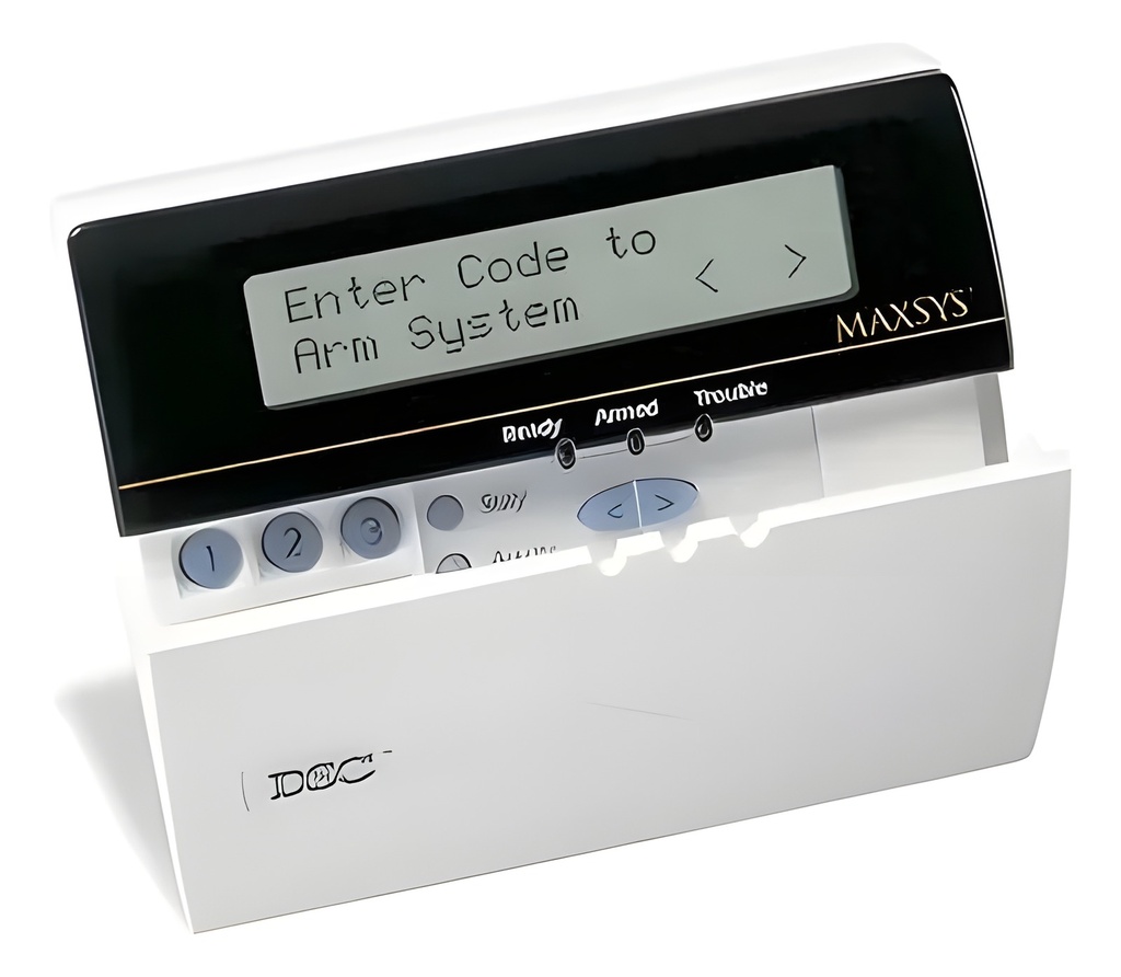 Teclado Alfanumérico LCD 128 Zonas Maxsys