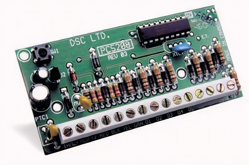 Módulo De Alarma De Salida Programable Cableado 8 Salidas