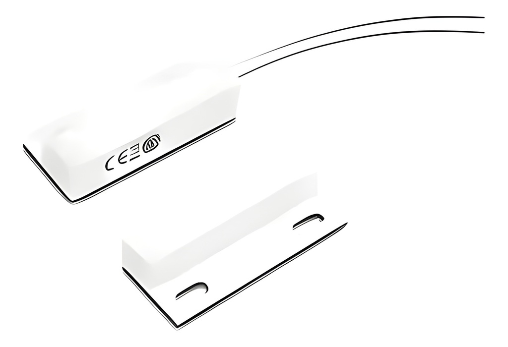 Detector Magnético Autoadhesivo Blanco