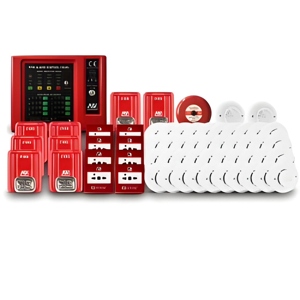 Kit Sistema De Alarma Contra Incendio 8 Zonas