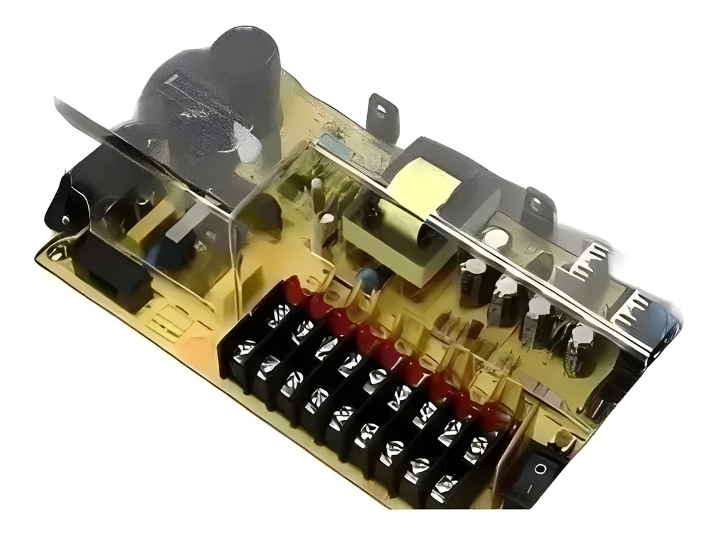 Fuente Conmutada 12V 10A 9 Salidas Con Backup