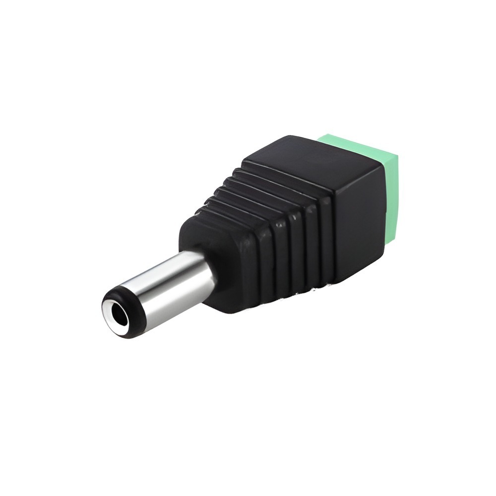 Conector Macho 12V 2.1mm Con Bornera
