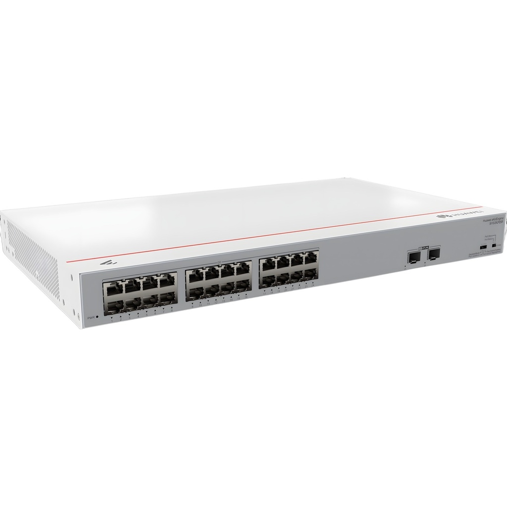 Switch No Administrable 24 Puertos Gigabit 2 Uplinks Gigabit PoE 370W