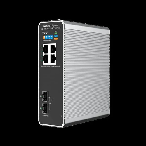 Switch L2 Administrable 4 Puertos Gigabit PoE+ 90W