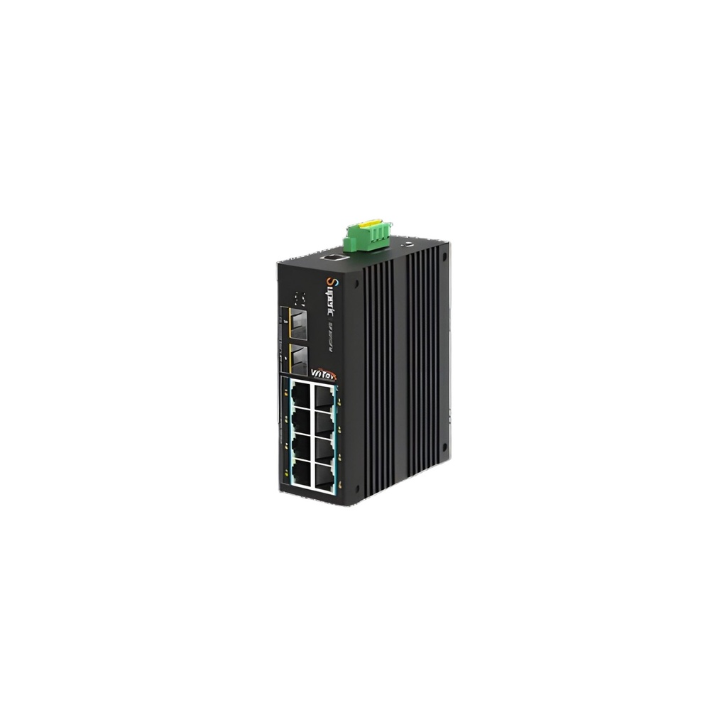 Switch No Administrable 8 Puertos Gigabit 2 Uplinks Sfp 1G PoE 120W