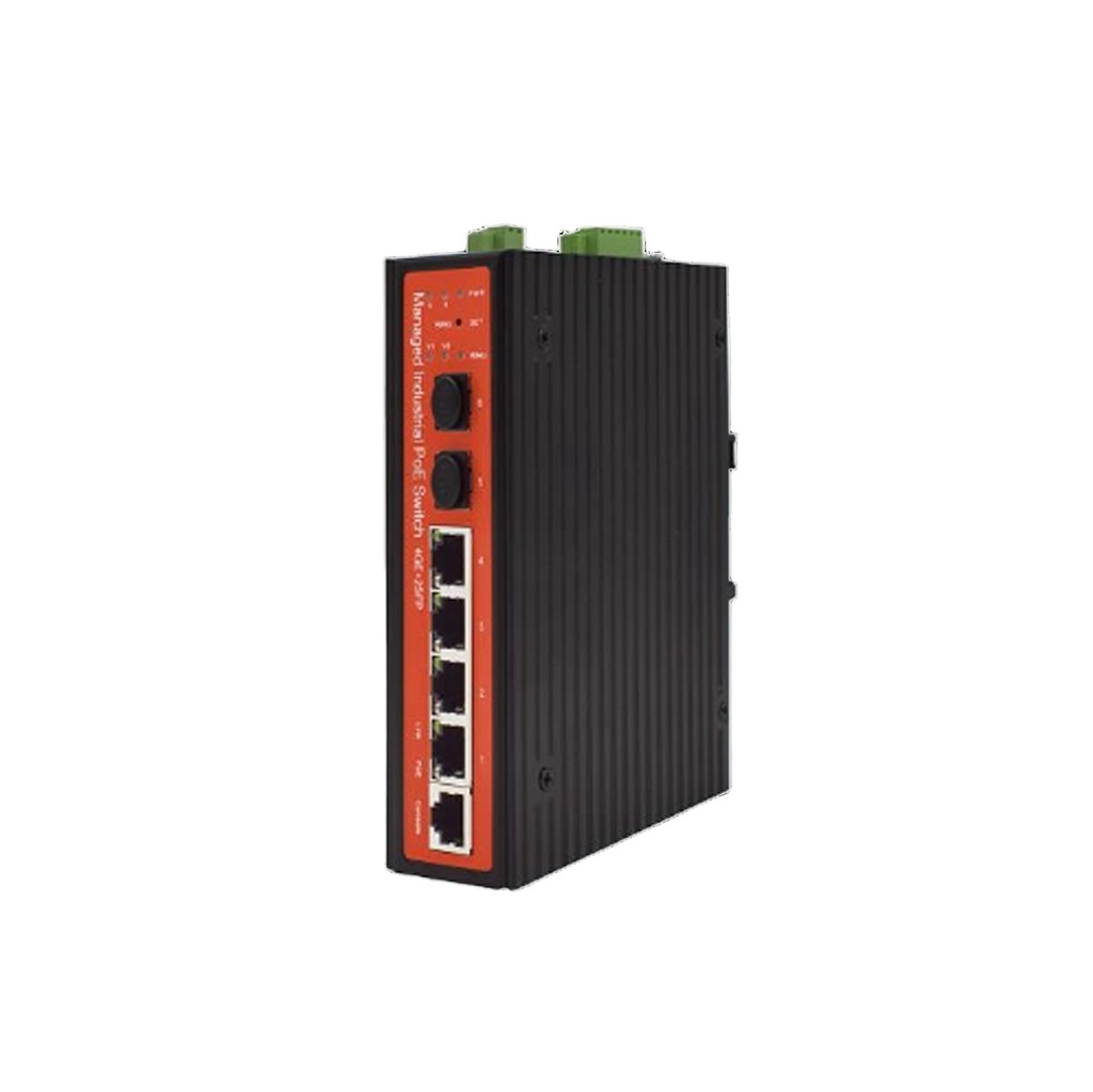 Switch No Administrable 6 Puertos Gigabit 2 Uplinks SFP
