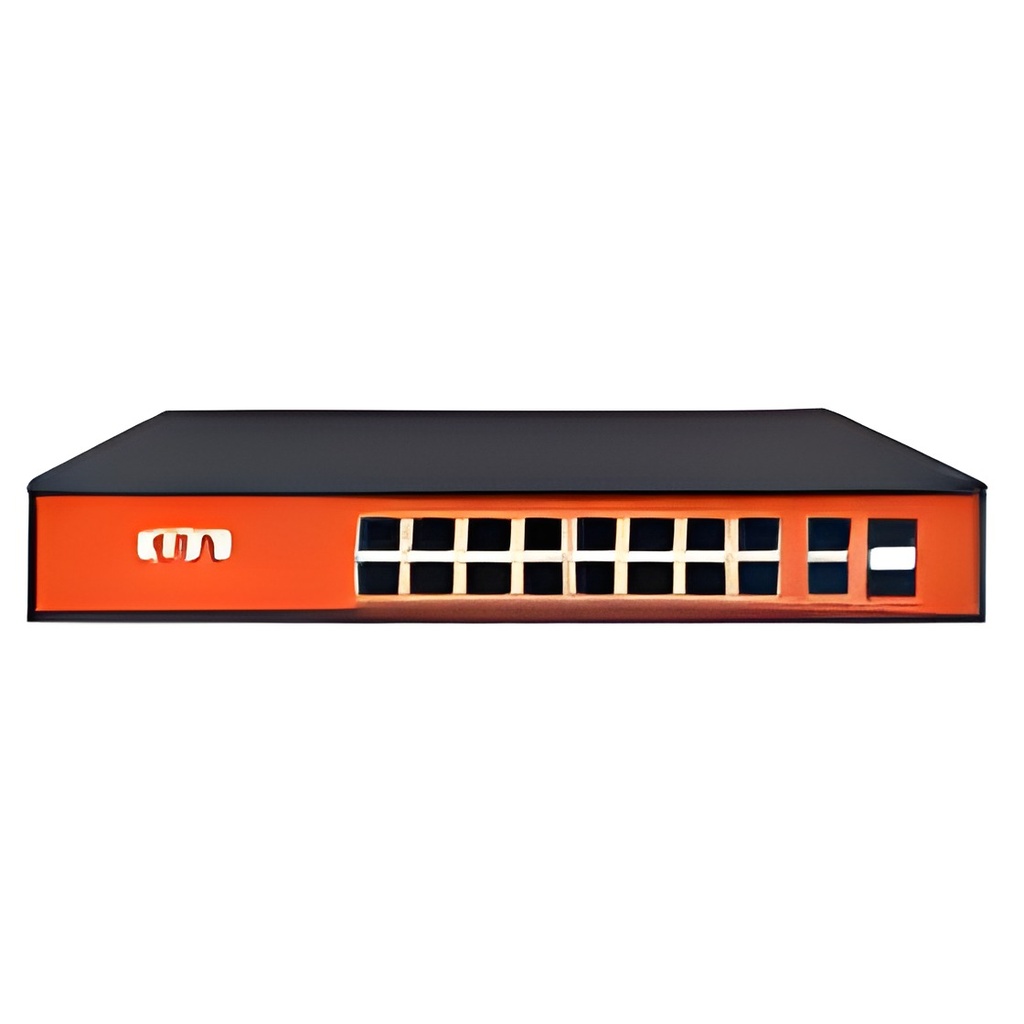 Switch No Administrable 20 Puertos Gigabit 2 Uplinks Sfp PoE+ 370W