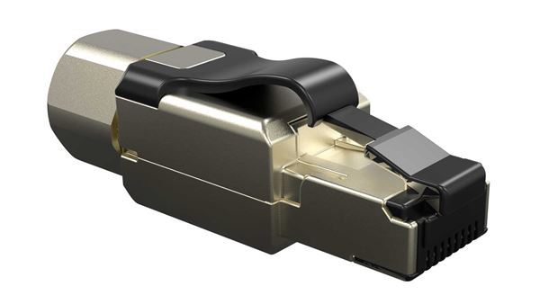 Conector Macho Rj45 Cat6a Blindado T568A/B