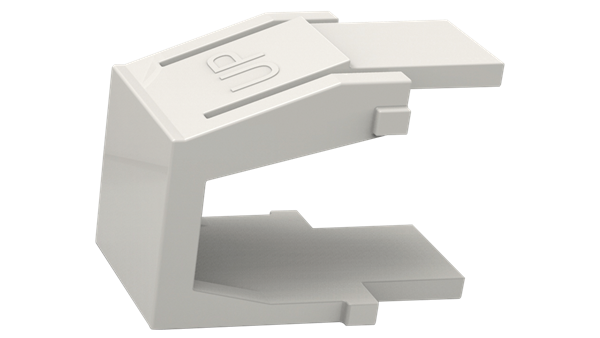 Tapa Ciega Para Conector Hembra Blanco