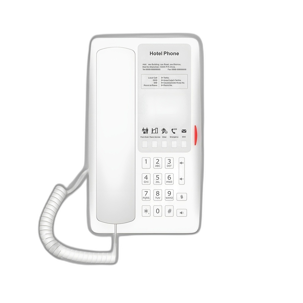 Teléfono IP Con WiFi Blanco
