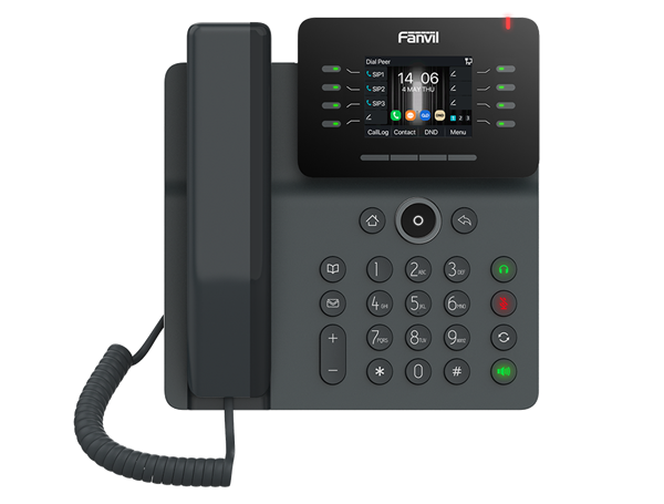 Teléfono IP 6 Líneas Sip Pantalla LCD