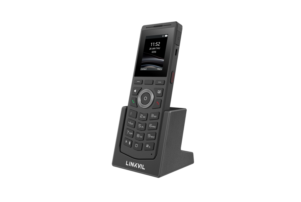 Teléfono IP Dect Portátil 4 Líneas Sip Con Bluetooth