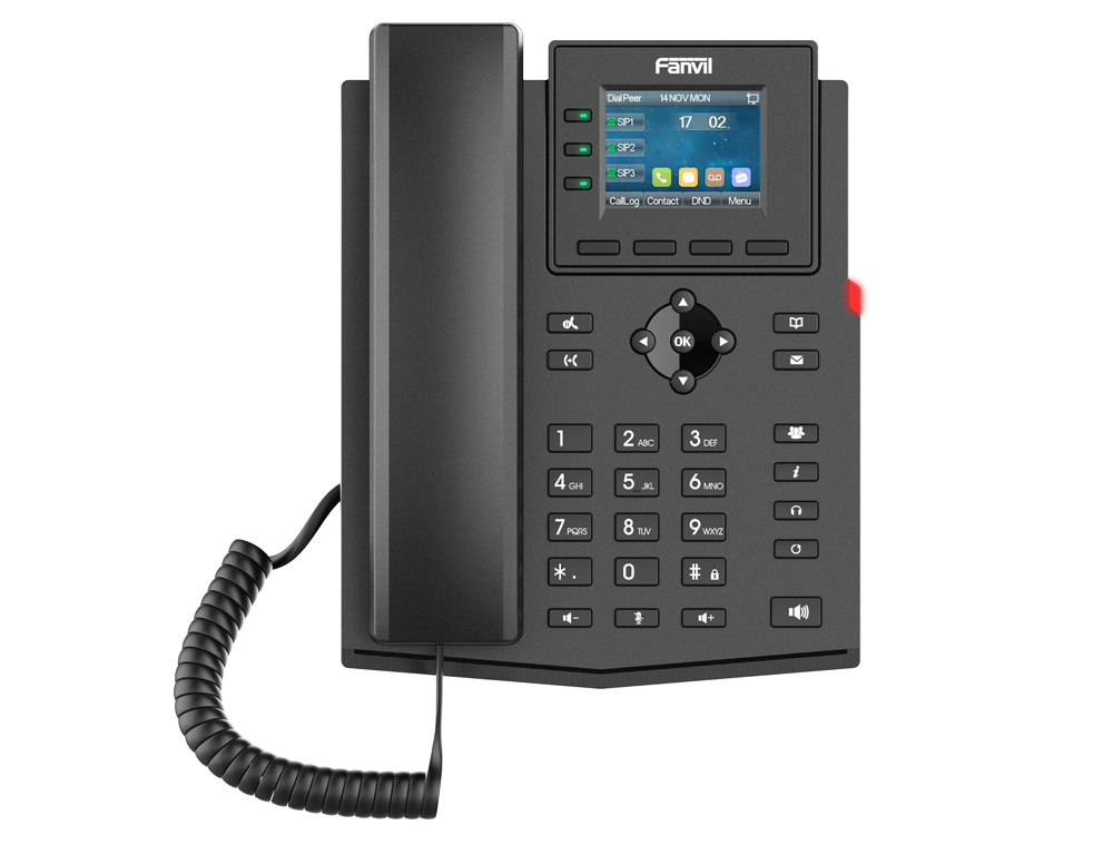 Teléfono IP 4 Líneas Sip Pantalla LCD