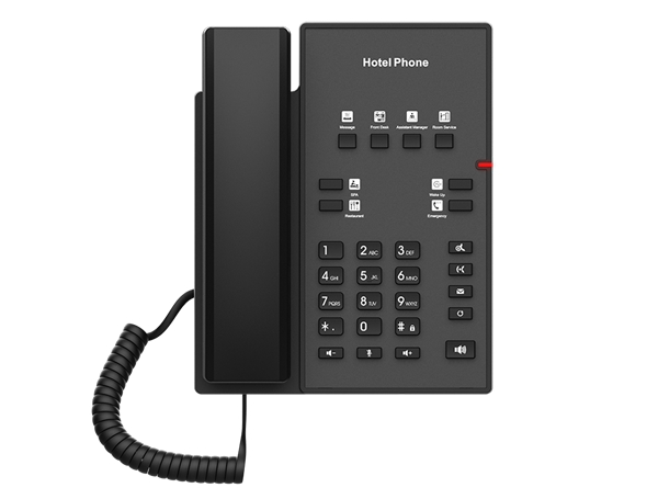 Teléfono IP Con Pantalla LCD Para Hotel