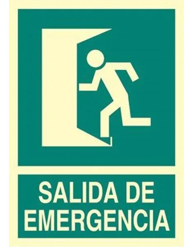 Cartel Fotoluminiscente Señalización Incendio