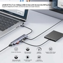 Hub USB-C 7 Puertos Con HDMI Y Carga Pd 100W