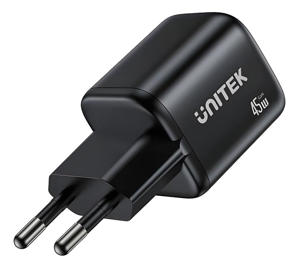 Cargador De Pared 45W 2 Puertos USB-C Gan