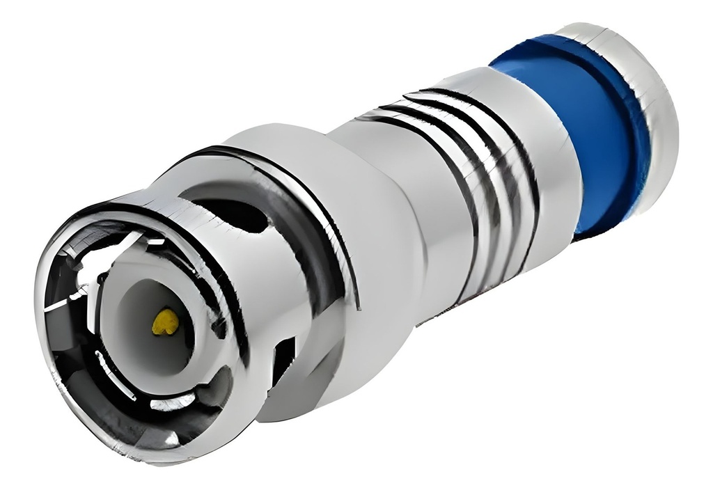 Conector Bnc De Compresión Para Cable RG59/RG6