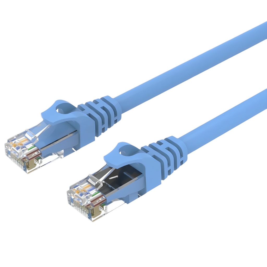 Cable Utp Cat6 Interior 5m Cobre Azul