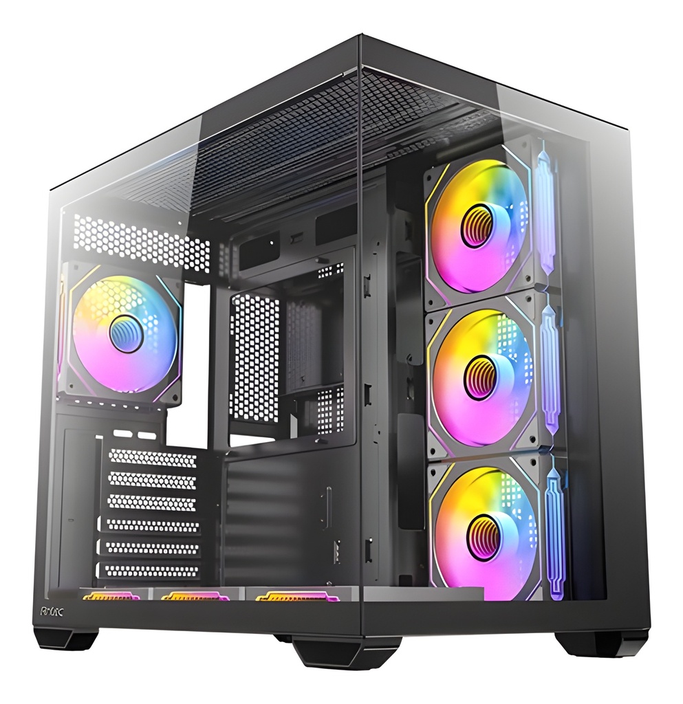 Gabinete Torre Intermedia Acero Y Vidrio Templado Mid-Tower