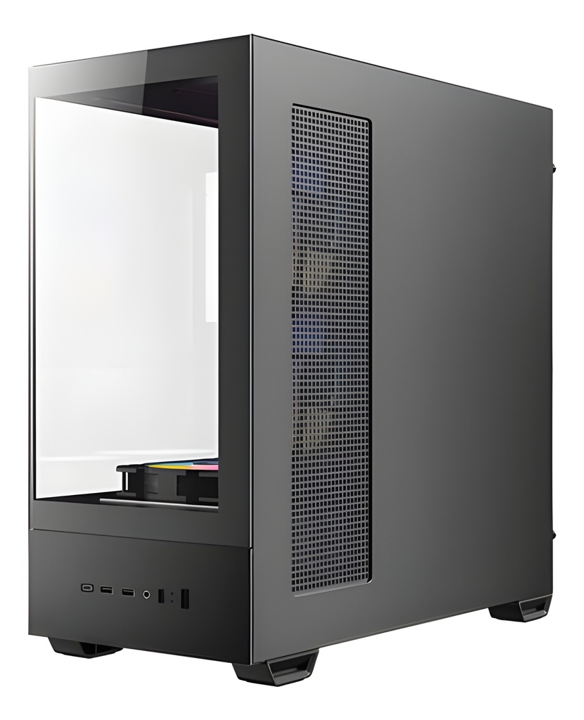 Gabinete Torre Intermedia Atx Con Vidrio Templado Y Argb