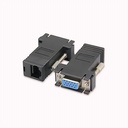 Adaptador De Video VGA Macho A Rj45 Hembra