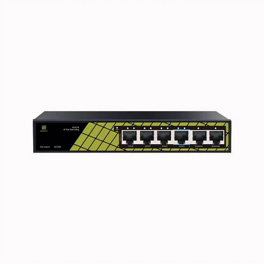 Switch PoE 6 Puertos 100M