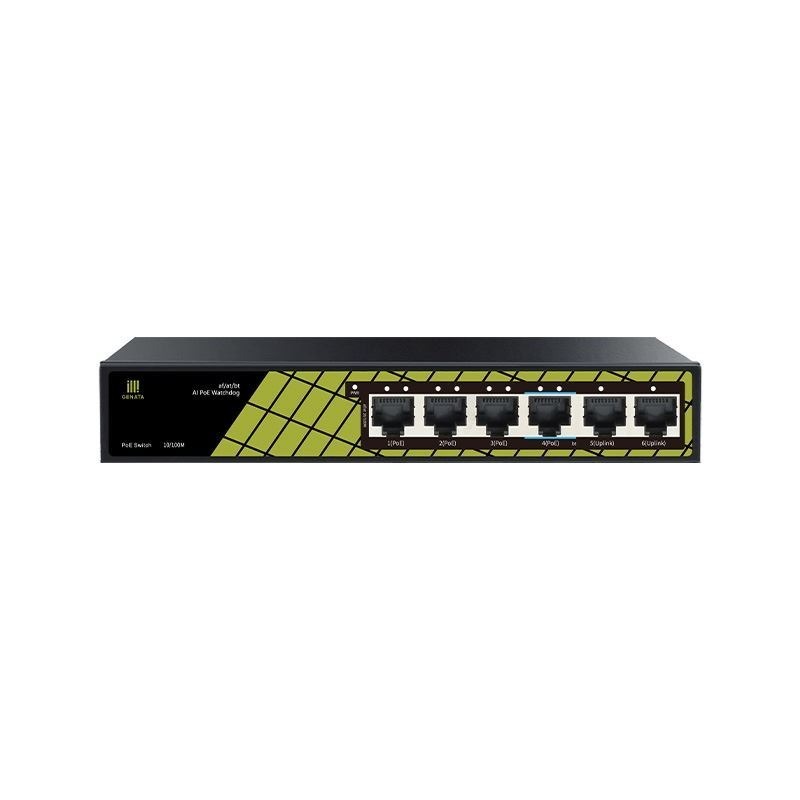 Switch PoE 6 Puertos 100M