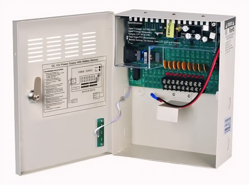 Fuente Conmutada 12V 3A 4 Salidas Con Gabinete
